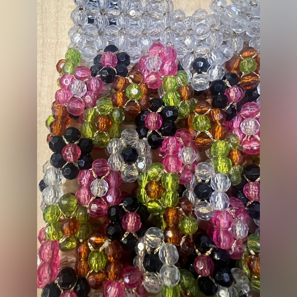 Vintage Saks Fifth Avenue Beaded Purse - Italian Beaded Evening Purse- Rare Find - Picture 5 of 13